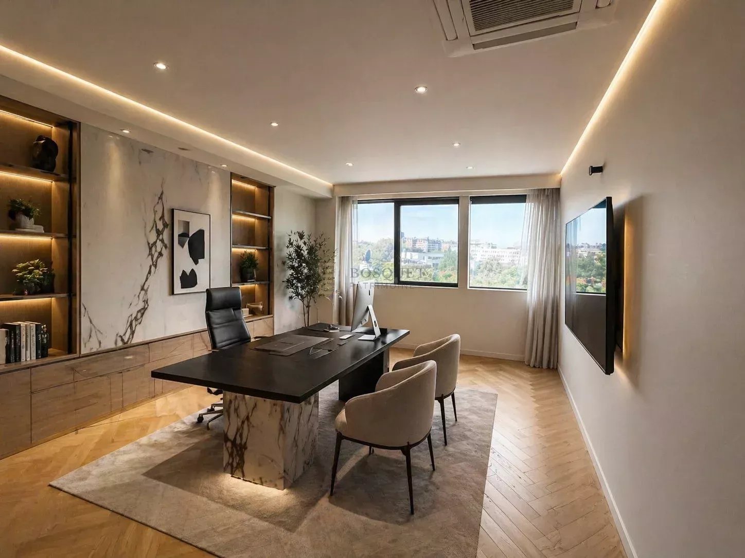 BUREAUX D’EXCEPTION AVEC ROOFTOP VUE PANORAMIQUE 360°