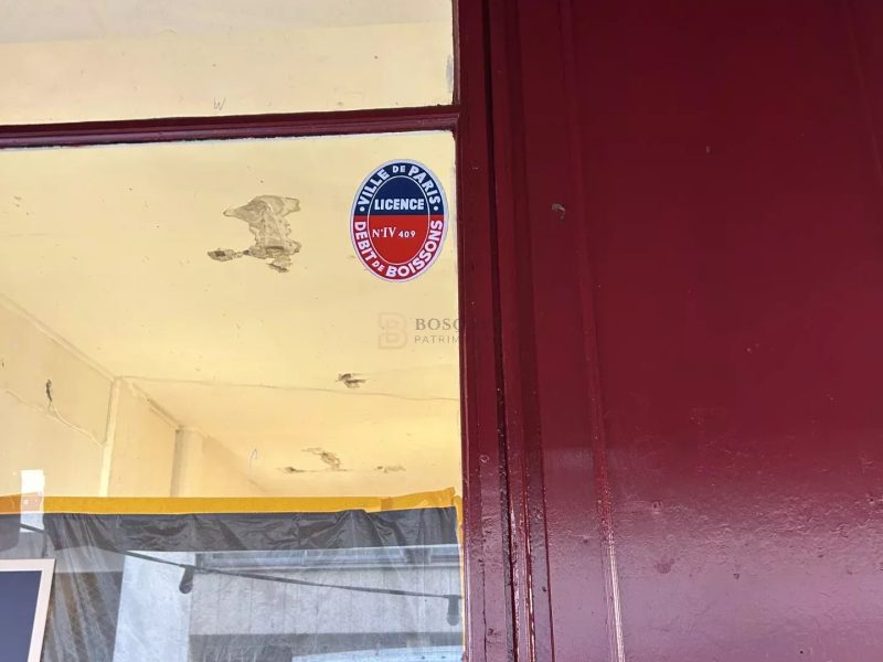 VENTE LOCAL BRASSERIE- MURS – PARIS 75015