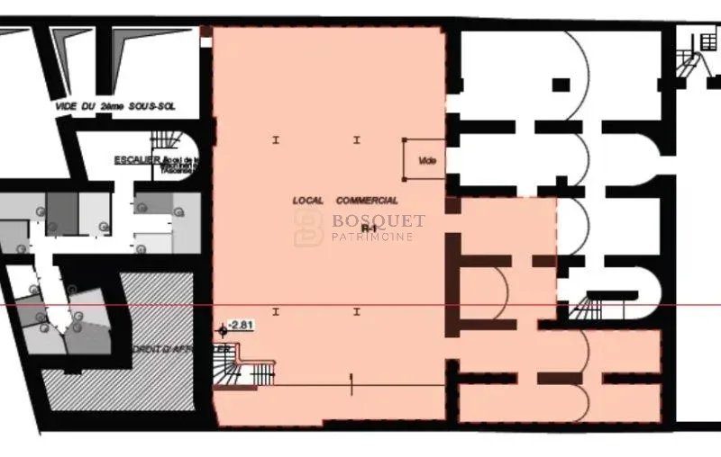 Paris 1er – Local commercial à louer 734 m² – Les Halles / Louvre
